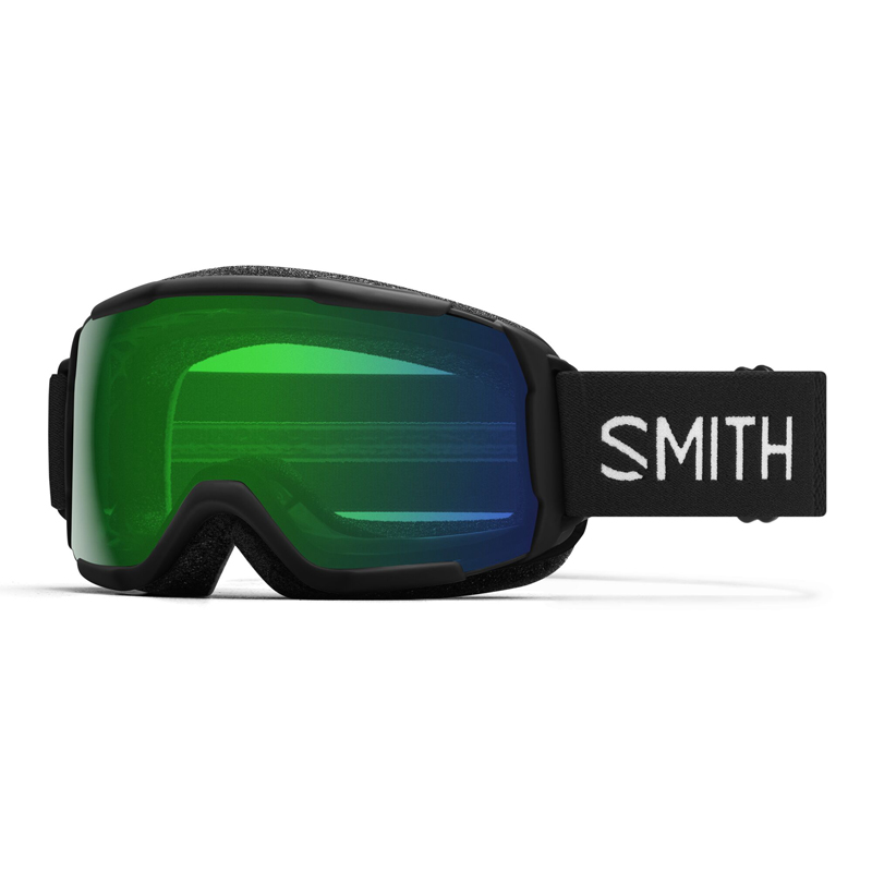 Grom Jr Goggle - Black - Everyday Green Mirror